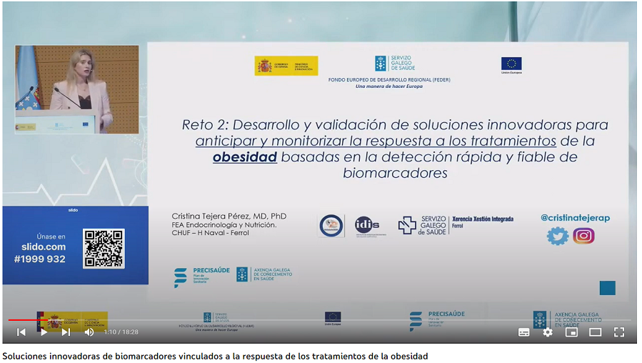 Acto de presentación Plan de innovación sanitaria PRECISAÚDE
